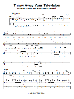 Throw Away Your Television von Red Hot Chili Peppers (Download) 