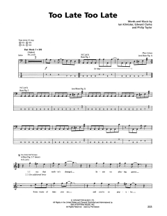 Too Late Too Late von Metallica (Download) 