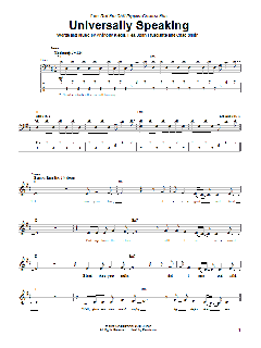 Universally Speaking von Red Hot Chili Peppers (Download) 