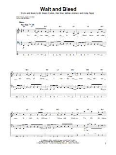 Wait And Bleed von Slipknot (Download) 