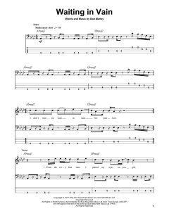 Waiting In Vain von Bob Marley (Download) 