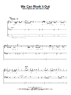 We Can Work It Out von The Beatles (Download) 