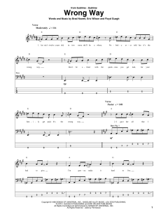 Wrong Way von Sublime (Download) 