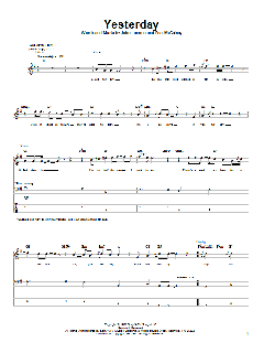 Yesterday von The Beatles (Download) 