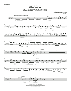 Adagio from Sonata Pathetique - Trombone von Canadian Brass Quintet (Download) 