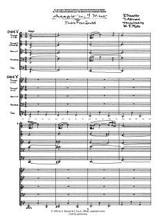 Adagio in G Minor - Full Score von Canadian Brass Quintet (Download) 