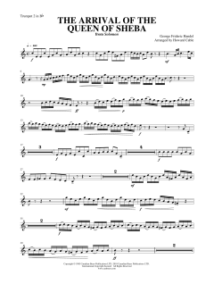 Arrival of the Queen of Sheba - Bb Trumpet 2 von Canadian Brass Quintet (Download) 