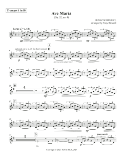Ave Maria - Bb Trumpet 1 von Canadian Brass Quintet (Download) 