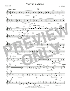 Away in a Manger von Canadian Brass Quintet (Download) 