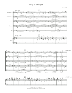 Away in a Manger von Canadian Brass Quintet (Download) 