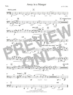 Away in a Manger von Canadian Brass Quintet (Download) 