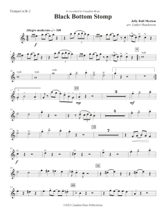 Black Bottom Stomp - Bb Trumpet 2 von Canadian Brass Quintet (Download) 
