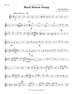 Black Bottom Stomp - F Horn von Canadian Brass Quintet (Download) 