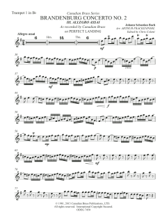Brandenburg Concert No. 2 von Canadian Brass Quintet (Download) 