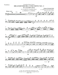 Brandenburg Concert No. 2 von Canadian Brass Quintet (Download) 