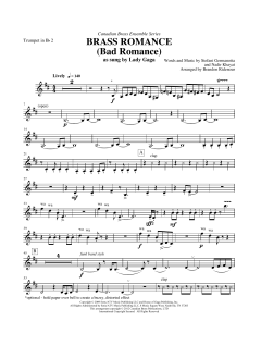 Brass Romance - Bb Trumpet 2 von Lady Gaga (Download) 