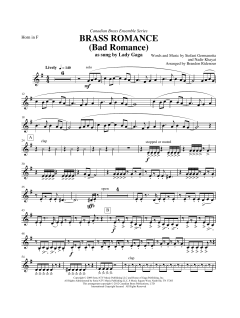 Brass Romance - F Horn von Lady Gaga (Download) 