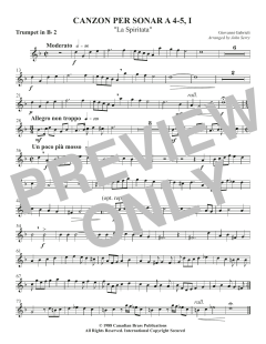 Canzon per Sonar A 4-5, I von Canadian Brass Quintet (Download) 