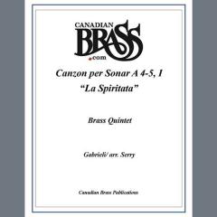 Canzon per Sonar A 4-5, I von Canadian Brass Quintet (Download) 