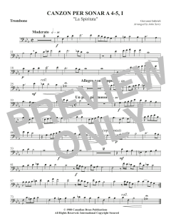 Canzon per Sonar A 4-5, I von Canadian Brass Quintet (Download) 