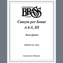 Canzon per Sonar A 4-5, III - Trumpet 1 in Eb (Alt) von Canadian Brass Quintet (Download) 