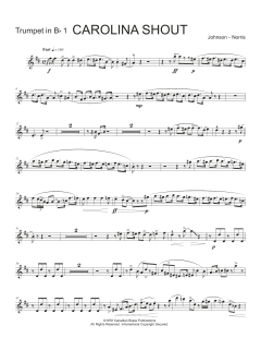 Carolina Shout - Bb Trumpet 1 von Canadian Brass Quintet (Download) 