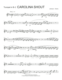 Carolina Shout - Bb Trumpet 2 von Canadian Brass Quintet (Download) 
