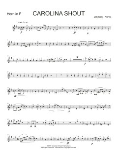 Carolina Shout - F Horn von Canadian Brass Quintet (Download) 