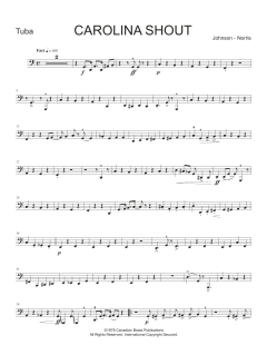 Carolina Shout - Tuba von Canadian Brass Quintet (Download) 