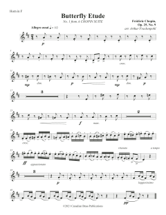 Chopin Suite - F Horn von Canadian Brass Quintet (Download) 