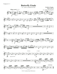 Chopin Suite - Trumpet 2 in C and Bb von Canadian Brass Quintet (Download) 