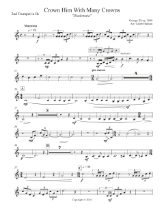 Crown Him With Many Crowns - Bb Trumpet 2 von Canadian Brass Quintet (Download) 