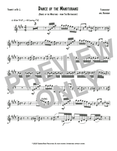 Dance of the Manitobans - Bb Trumpet 1 von Canadian Brass Quintet (Download) 