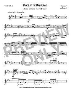 Dance of the Manitobans - Bb Trumpet 2 von Canadian Brass Quintet (Download) 