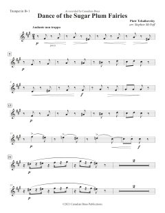 Dance of the Sugar Plum Fairies - Bb Trumpet 1 von Canadian Brass Quintet (Download) 