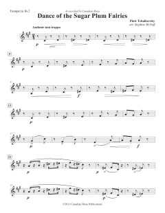 Dance of the Sugar Plum Fairies - Bb Trumpet 2 von Canadian Brass Quintet (Download) 