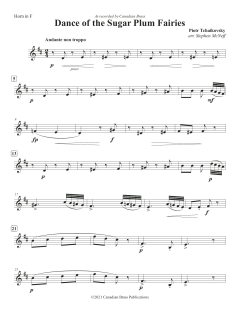 Dance of the Sugar Plum Fairies - F Horn von Canadian Brass Quintet (Download) 
