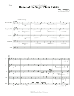 Dance of the Sugar Plum Fairies - Full Score von Canadian Brass Quintet (Download) 