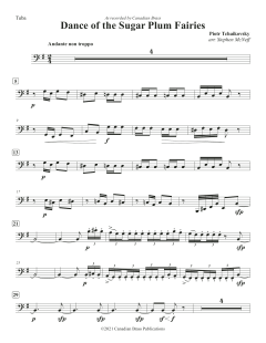 Dance of the Sugar Plum Fairies - Tuba von Canadian Brass Quintet (Download) 