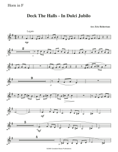 Deck the Halls (In Dulci Jubilo) von Canadian Brass Quintet (Download) 