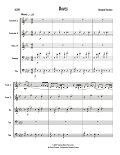 Doves - Full Score von Canadian Brass Quintet (Download) 