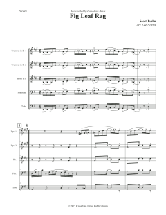 Fig Leaf Rag - Full Score von Canadian Brass Quintet (Download) 