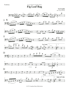 Fig Leaf Rag - Trombone von Canadian Brass Quintet (Download) 