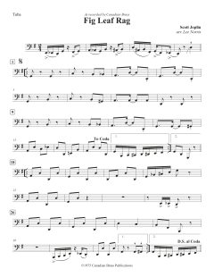 Fig Leaf Rag - Tuba von Canadian Brass Quintet (Download) 
