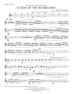 Flight Of The Bumblebee (Intermediate) von Canadian Brass Quintet (Download) 