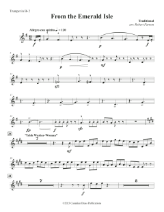 From The Emerald Isle - Bb Trumpet 2 von Canadian Brass Quintet (Download) 