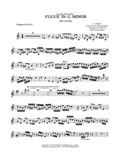 Fugue in G minor - Bb Trumpet 2 von Canadian Brass Quintet (Download) 