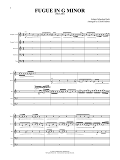 Fugue in G Minor von Canadian Brass Quintet (Download) 