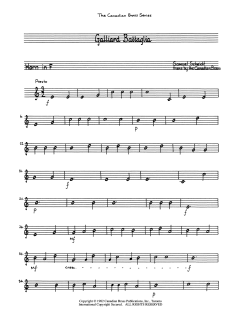 Galliard Battaglia - F Horn von Canadian Brass Quintet (Download) 