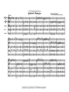 Galliard Battaglia - Full Score von Canadian Brass Quintet (Download) 